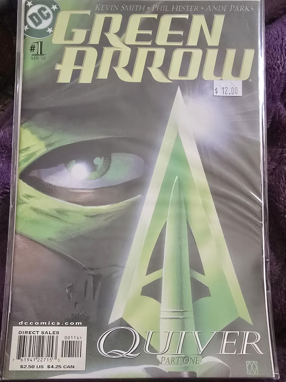 DC Comics Green Arrow #1 (April 2001) “Quiver” Part One - Kevin Smith - Picture 2 of 2